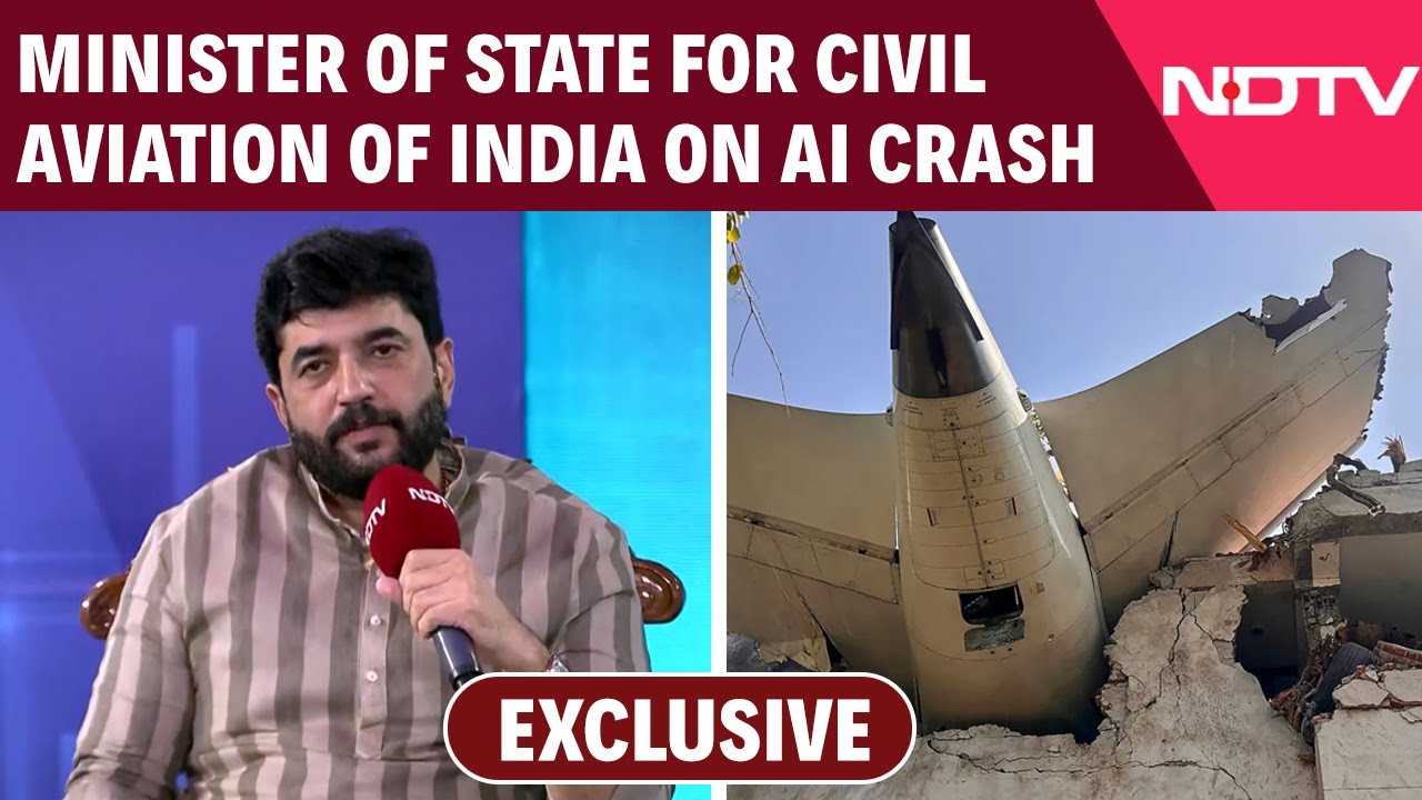 Ahmedabad Plane Crash | Minister Of State For Civil Aviation Of India On Ahmedabad Crash