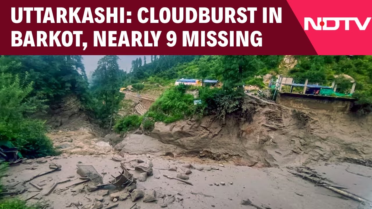Video: Cloudburst Triggers Flash Floods In Uttarakhand's Uttarkashi, Nearly 9 Missing