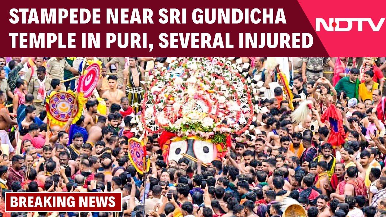 Puri Stampede News | Stampede During Rath Yatra In Puri, Several Pilgrims Injured