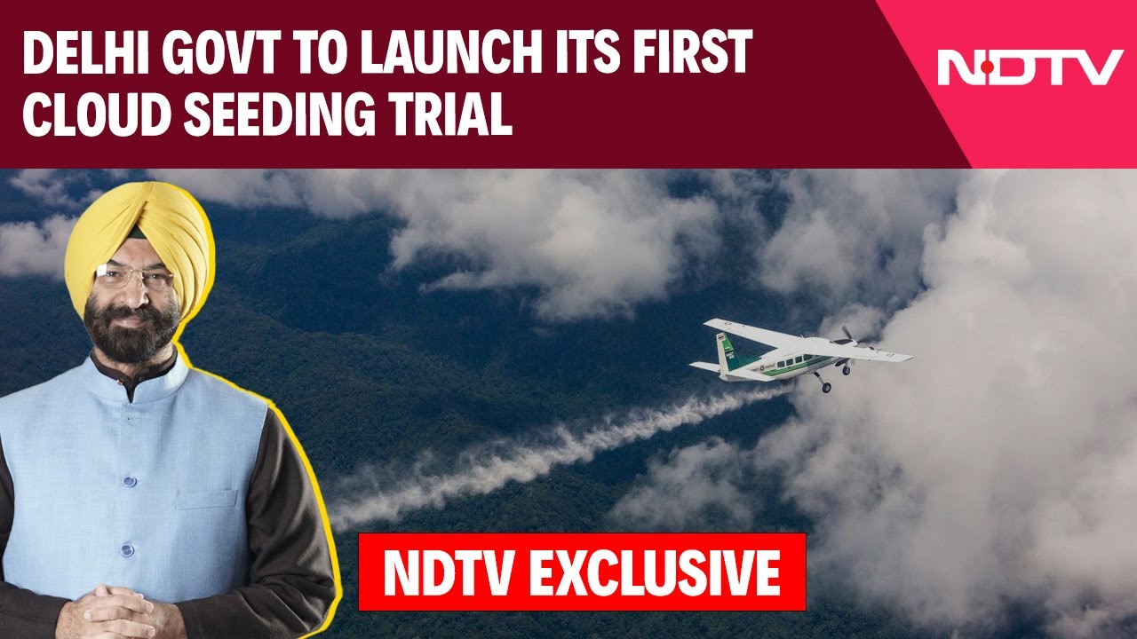 Video: Delhi Govt To Launch First Cloud Seeding Trial, Delhi Environment Minister Shares Details With NDTV