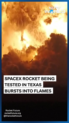 Video: On Camera: Moment SpaceX Rocket Exploded Into A Massive Fireball