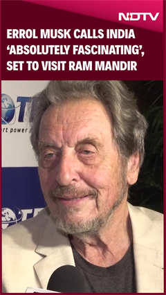 Errol Musk Calls India 'Absolutely Fascinating,' Lauds Its Heritage, Vedas