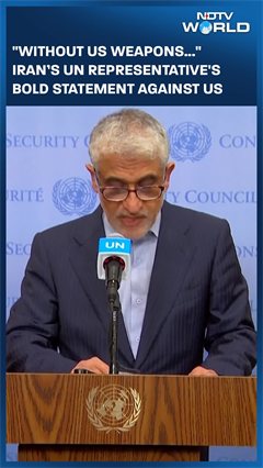 “Without US Weapons…” Iran’s UN Representative Makes Bold Statement Againts US After Israel's Attack