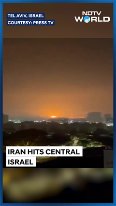 Iran Israel Tensions | Iranian Missiles Strike On Tel Aviv