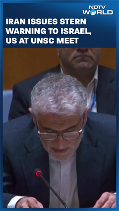 Iran Issues Stern Warning To Israel, US at UNSC Meet