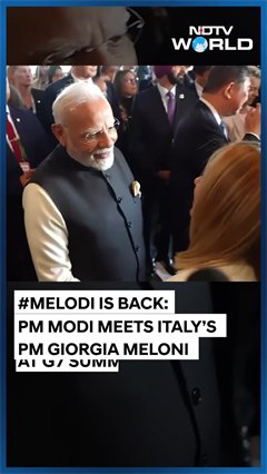 PM Modi Met Italian PM Meloni At G7 Summit, Netizens Say Melodi Is Back