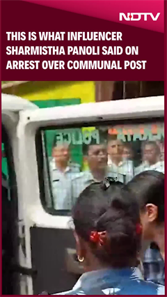 This Is What Influencer Sharmistha Panoli Said On Arrest Over Communal Post
