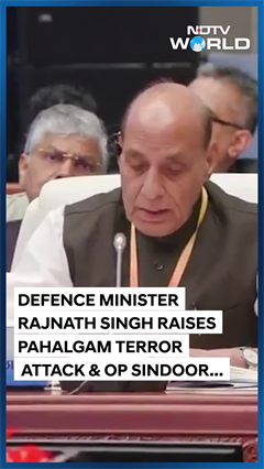 Defence Minister Rajnath Singh Slams Pakistan, Raises Pahalgam Attack, Op Sindoor At SCO