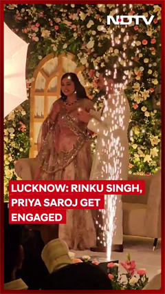 Cricketer Rinku Singh Gets Engaged To SP Leader Priya Saroj In Lucknow