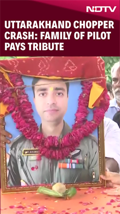 Colonel's Teary Farewell In Uniform To Husband-Pilot Killed In Chopper Crash