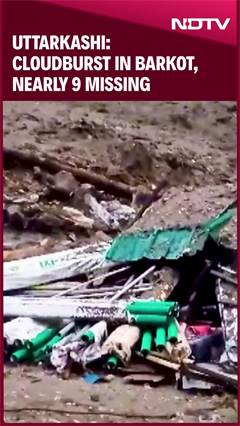 Uttarkashi: Cloud Burst In Barkot, Nearly 9 Missing After Rainfall