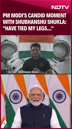 PM Modi's Candid Moment With Shubhanshu Shukla: "Have Tied My Legs..."