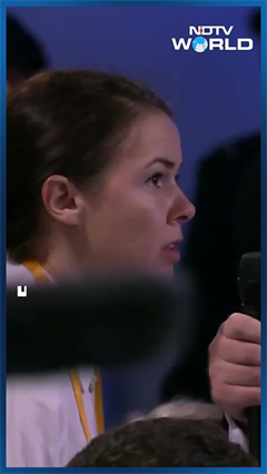 Trump At NATO | Trump Comforts Ukrainian Journalist, Asked About Her 'Soldier' Husband