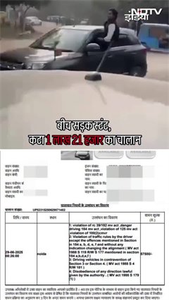 ग्रेटर नोएडा में कॉलेज के बाहर दो कारों से खतरनाक स्टंट | Viral Shorts | Short Video