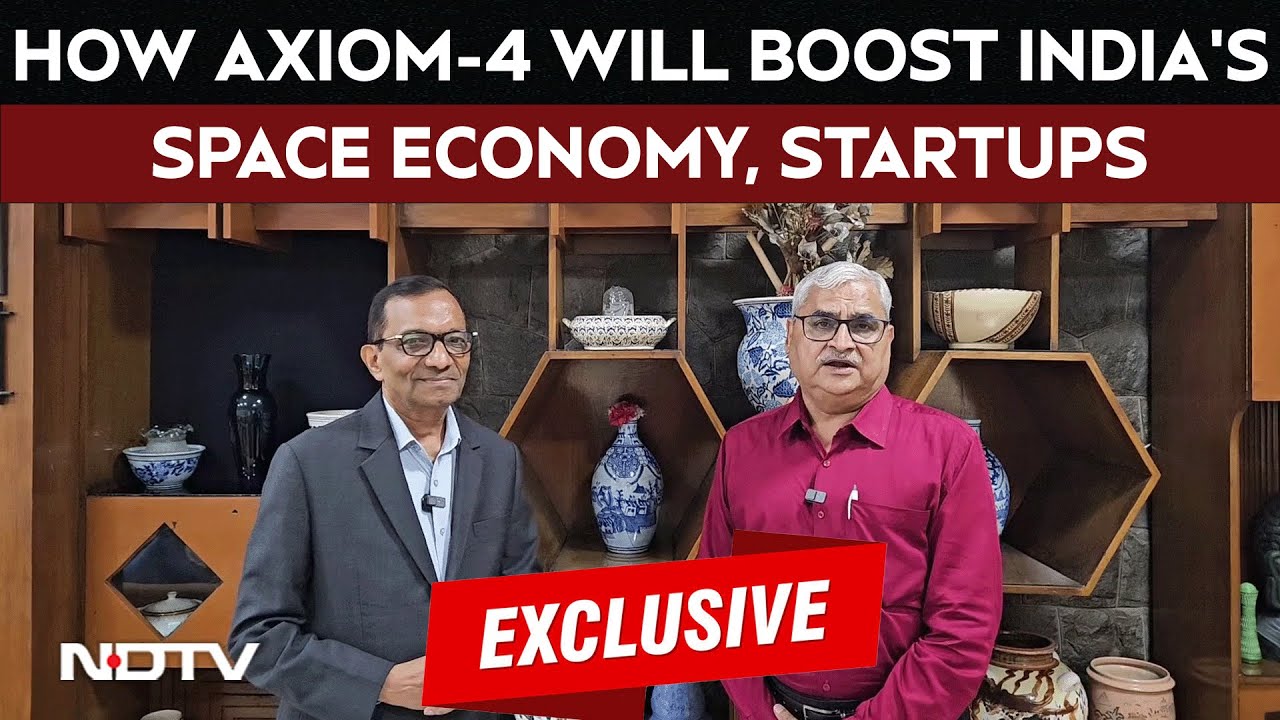 Video : Axiom 4 Mission | India’s Cosmic Leap Opens New Commercial Frontiers, IN-SPACe Chairman Exclusive