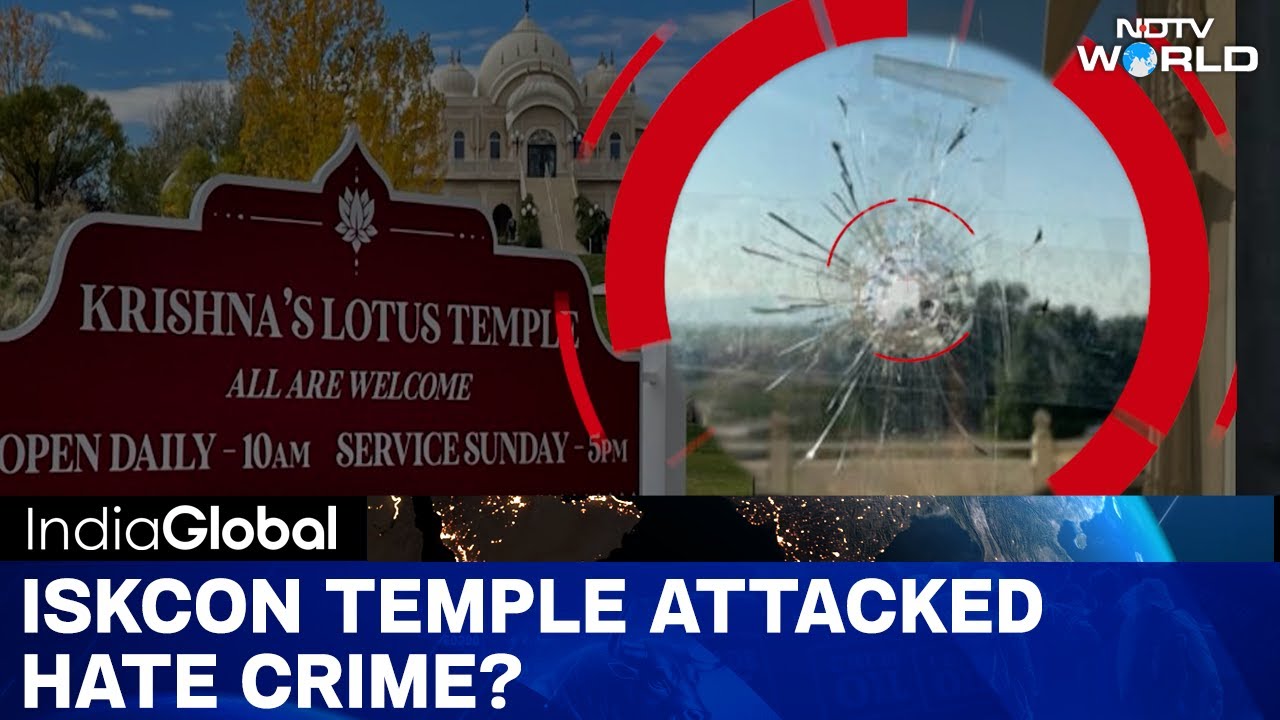Video : Iskcon Temple Attacked | Multiple Shots Fired At Iskcon Temple In Utah In Suspected Hate Crime