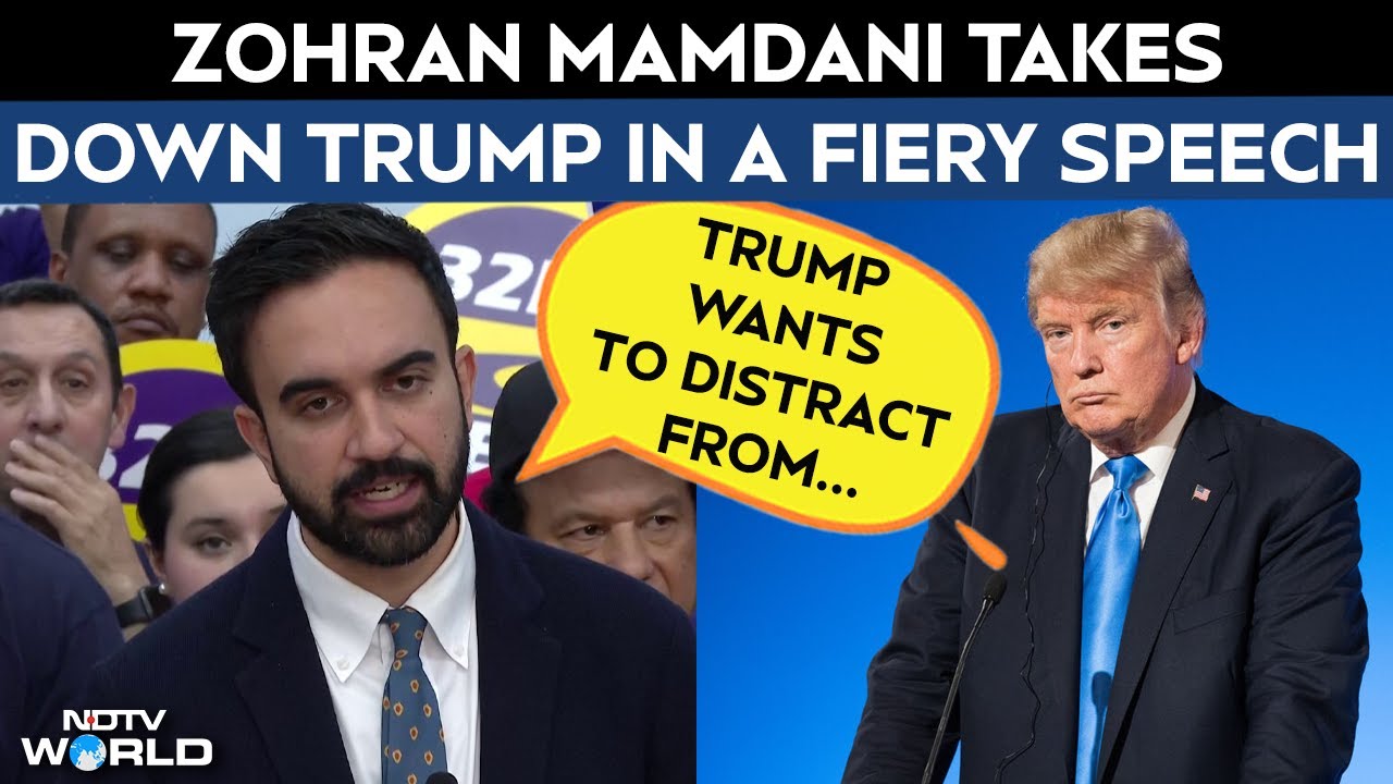 Trump Vs Zohran | Zohran Mamdani Slams Trump, Says He Wants To Distract From What I Fight For