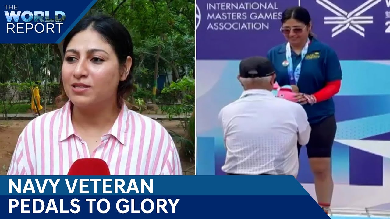 Navy Veteran Gauri Mishra Wins Big At World Masters Track Cycling Meet