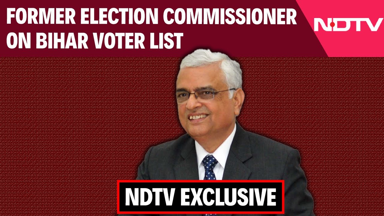 Video : Aadhar Has No Relevance In This Exercise: Ex-Poll Panel Member On Bihar Voter List