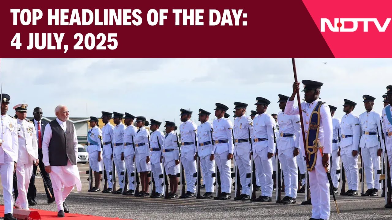 PM Modi Addresses Indian Diaspora In Trinidad And Tobago | Top Headlines: 4 July, 2025
