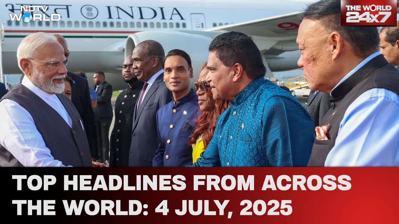 PM Modi's Landmark Visit To Trinidad & Tobago | Top Headlines From Across The World: 4 July, 2025