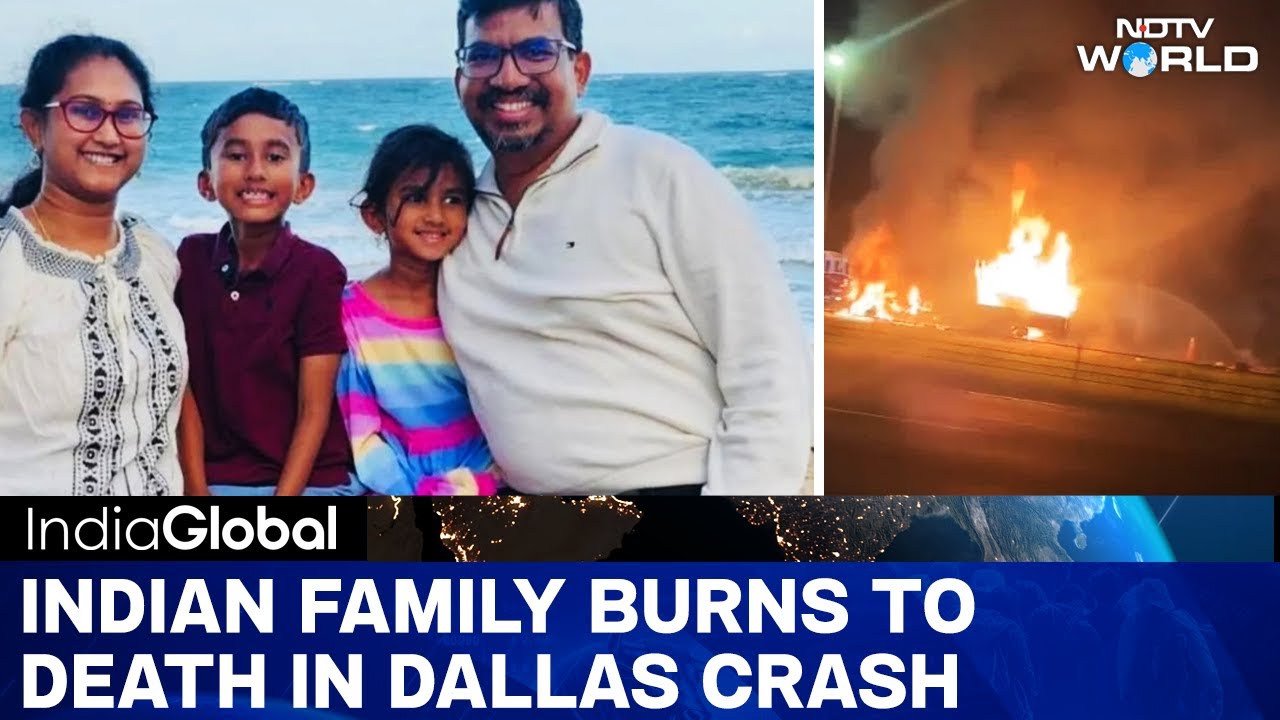 US Car Crash | Indian Family Of 4 Burns To Death In US Car Crash