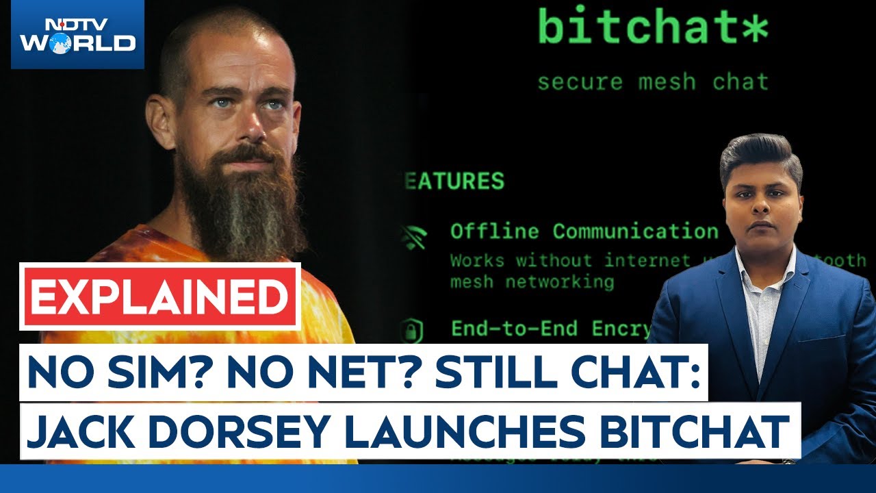 Video: Bitchat | Jack Dorsey Launches Bitchat: A Messaging App Which Works Without Sim & Internet