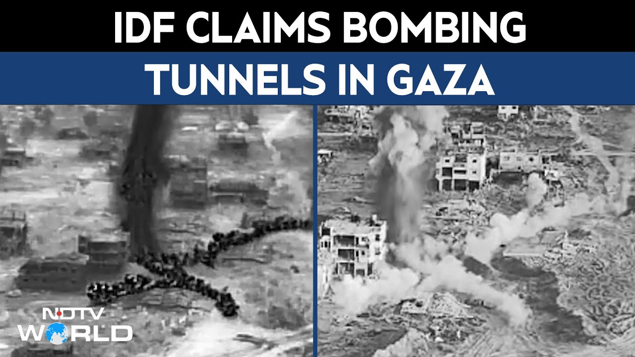 Video: IDF Video | Israeli Military Releases Videos It Claims Show Demolition Of Tunnels In Gaza