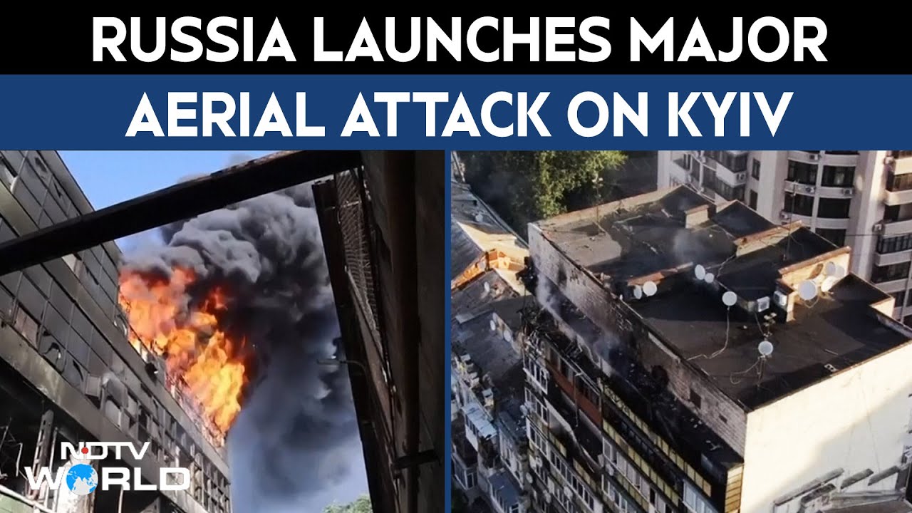 Russia Ukraine War | At Least Two Killed In Russian Drone And Missile Attack On Kyiv