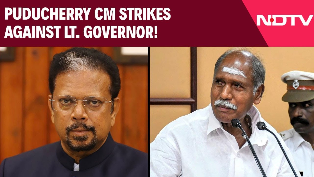 Puducherry CM Strikes Against Lt. Governor!