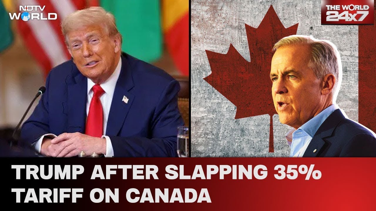 'If Canada Works With Me...': Trump After Slapping 35% Tariff On Canada
