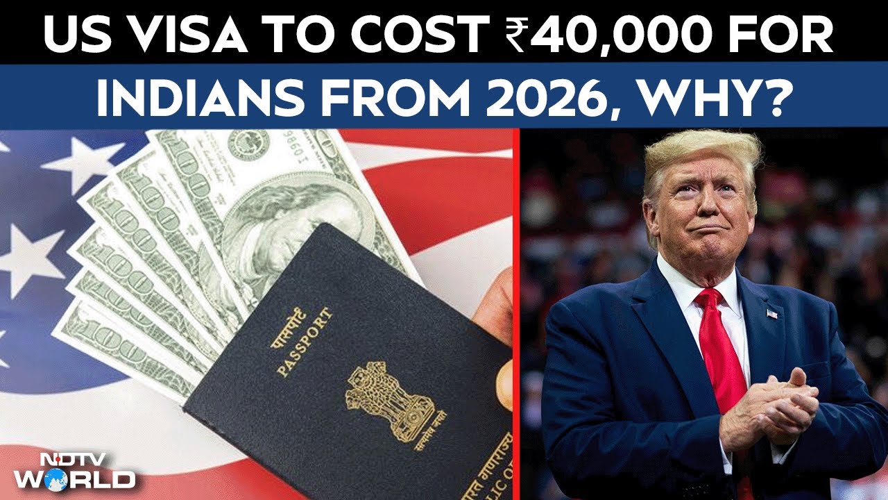 US Visa Fee | US Visa to Cost ₹40,000 for Indians From 2026, Thanks to This Trump 'Integrity Fee'
