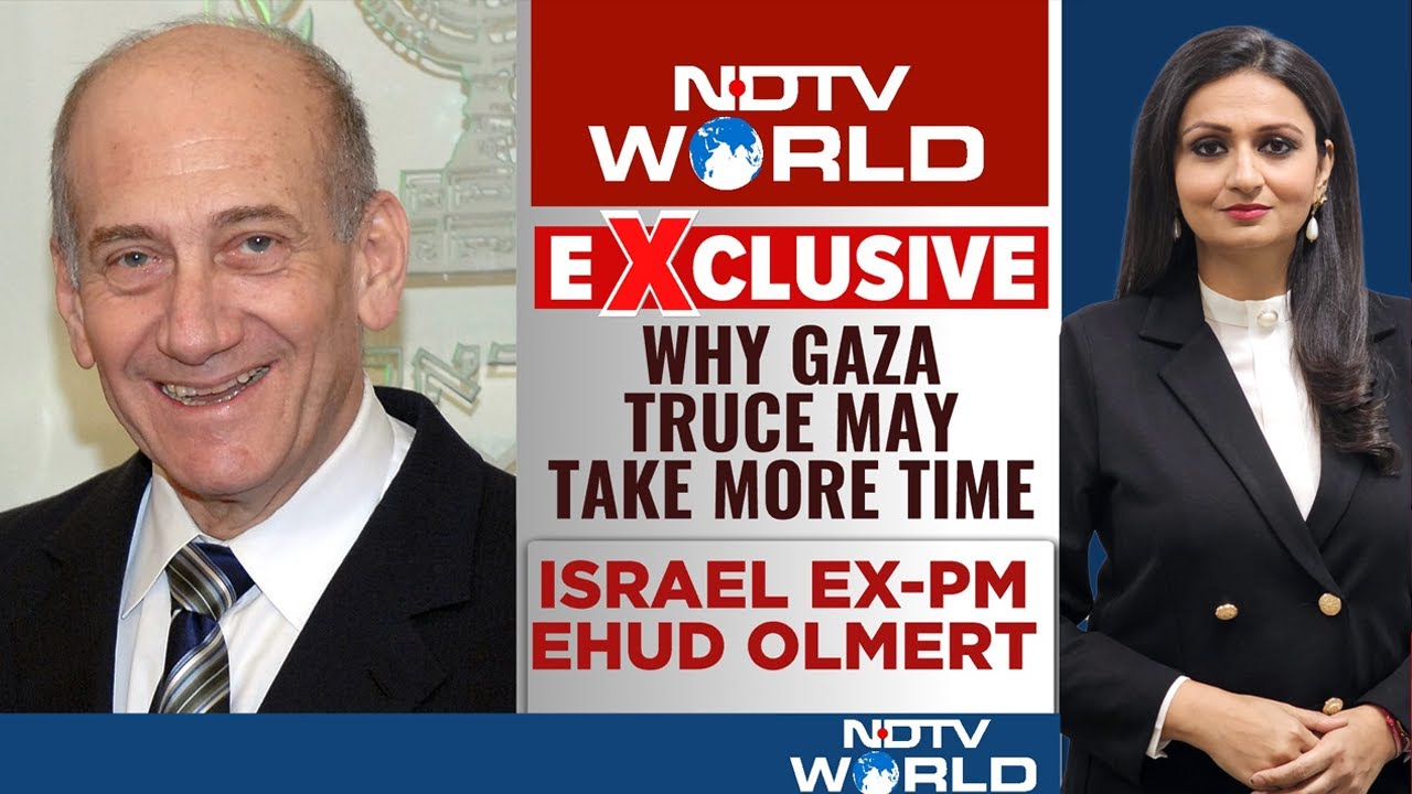 Israel Ex-PM Interview | Exclusive With Israeli Ex-PM Ehud Olmert | Sticking Points Of Gaza Truce