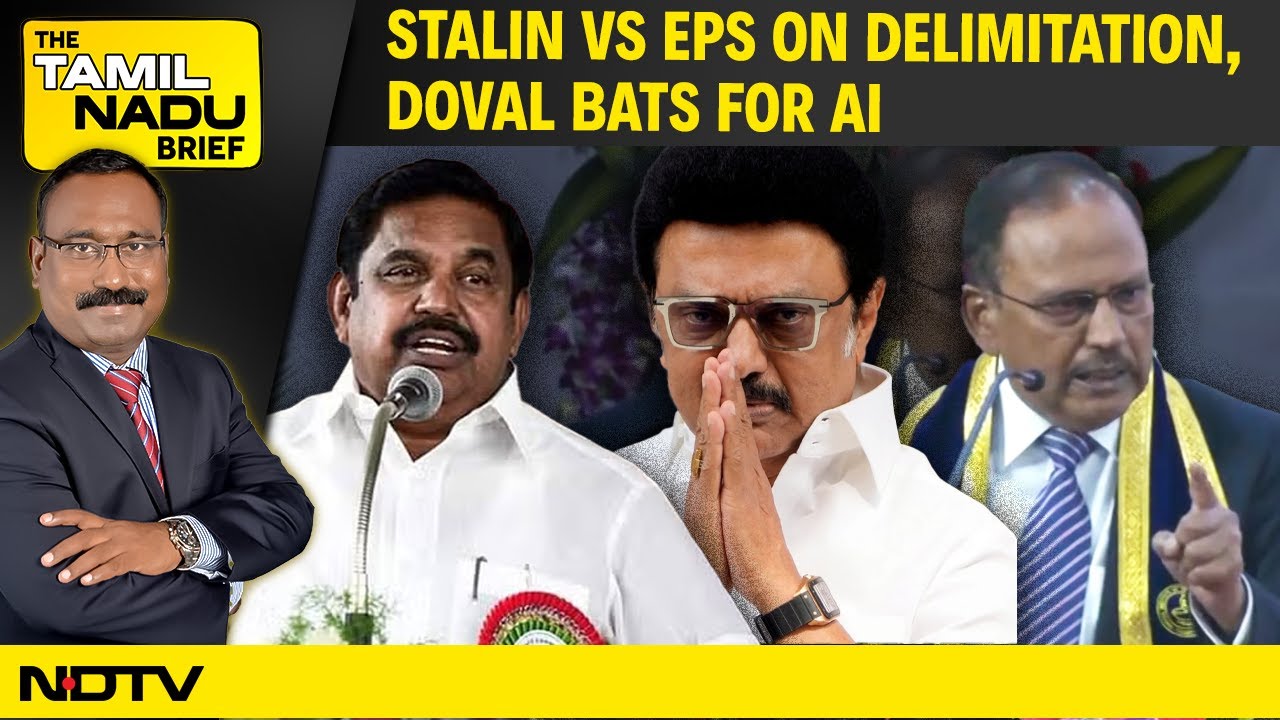 Video : MK Stalin Vs EPS On Delimitation | Doval Bats For AI | Hyundai's Hydrogen Push