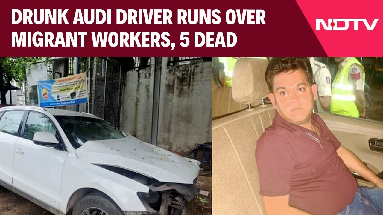 Video : 5 Injured In Delhi Hit-And-Run, Drunk Audi Driver Runs Over Migrant Workers