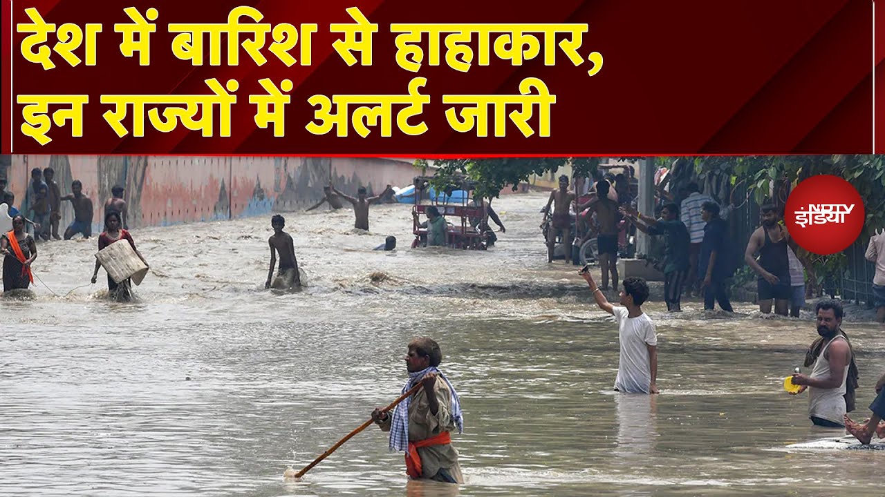Video: Weather News: Himachal Pradesh से लेकर Delhi तक बारिश से हाहाकार, IMD ने जारी किया अलर्ट