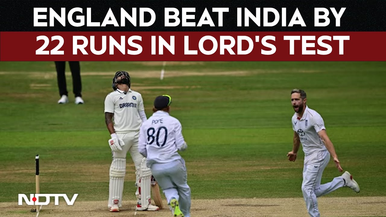 India Suffer Heartbreaking Defeat At Lords By 22 Runs | India Vs England