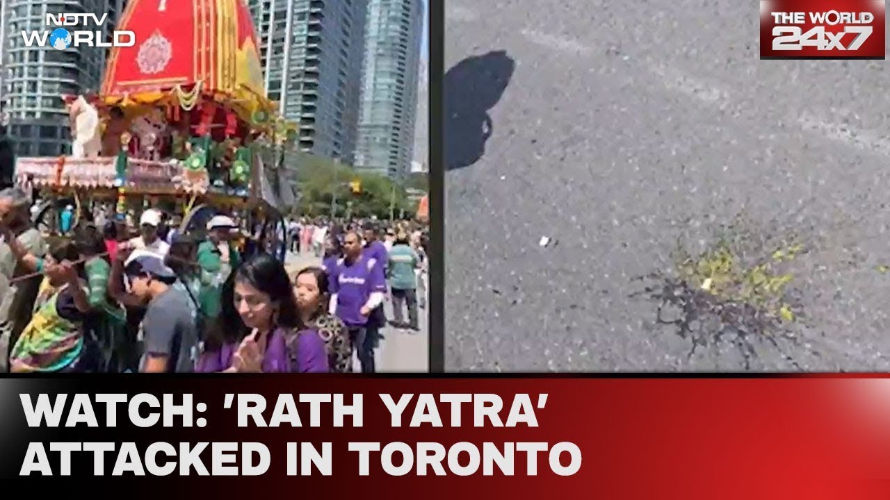 Canada: MEA Slams Attack on Toronto ISKCON Rath Yatra