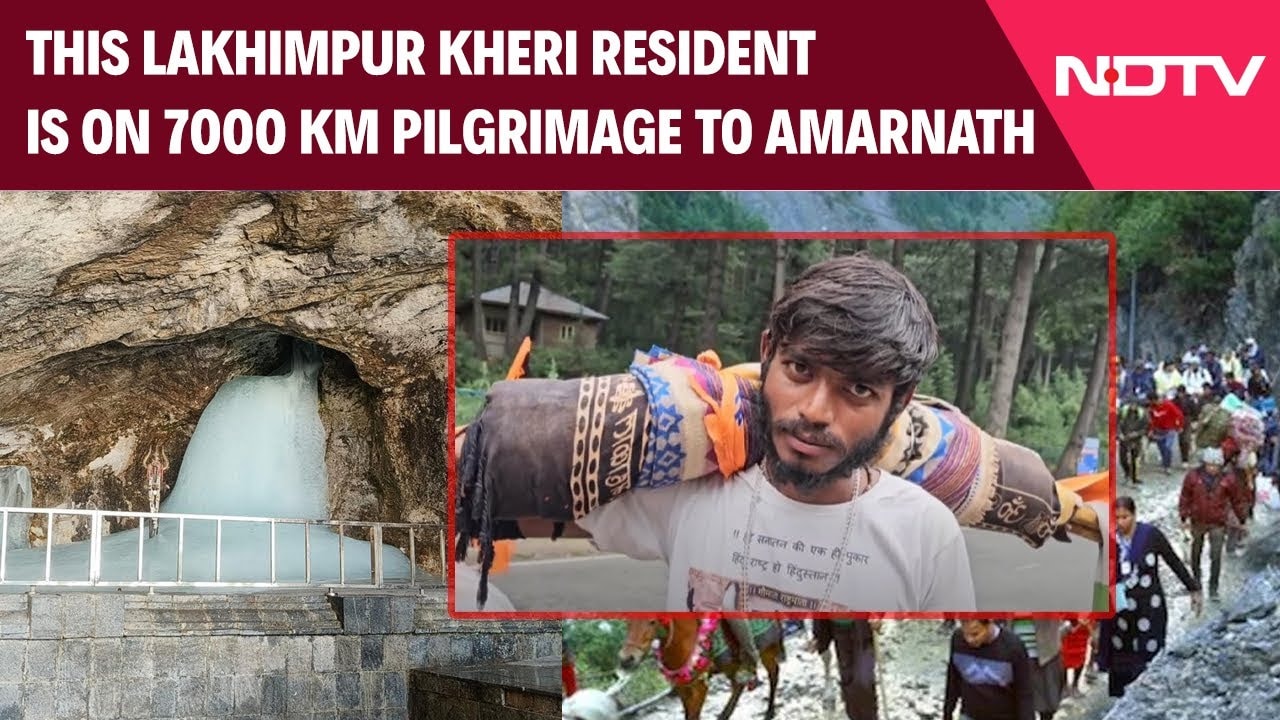 Video: Meet Harnam Prasad Who Is On a 7000km Pilgrimage To The Amarnath Shrine