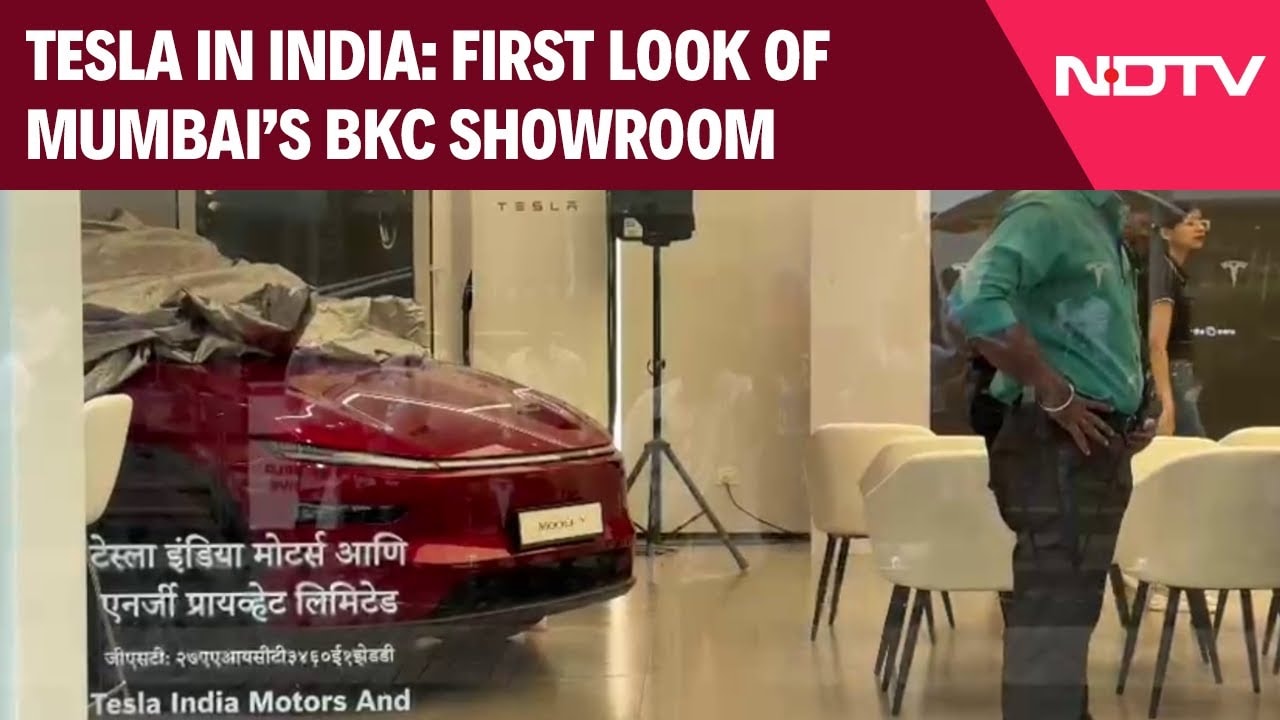 Tesla Launch In India | Tesla In India: First Look At Mumbai's BKC Showroom