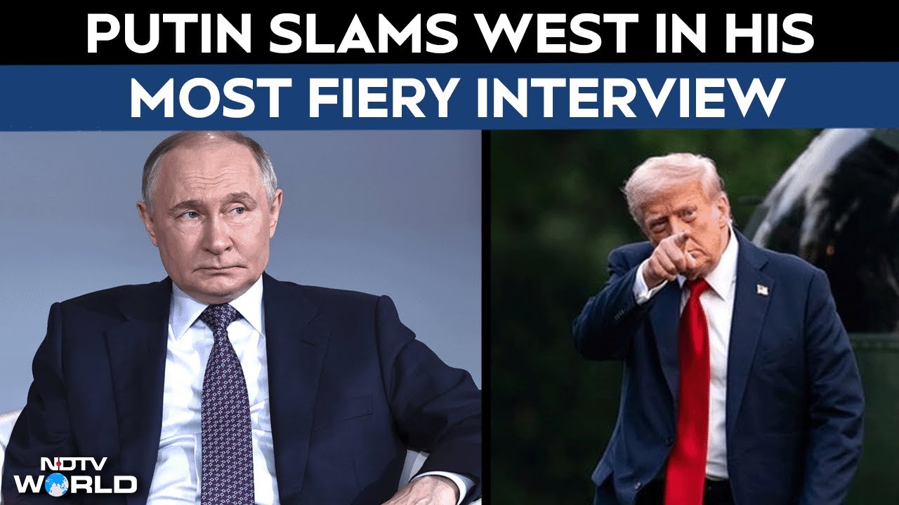 Putin News | Putin Burns West In His Explosive Interview Ahead of Trump's Tariff Ultimatum