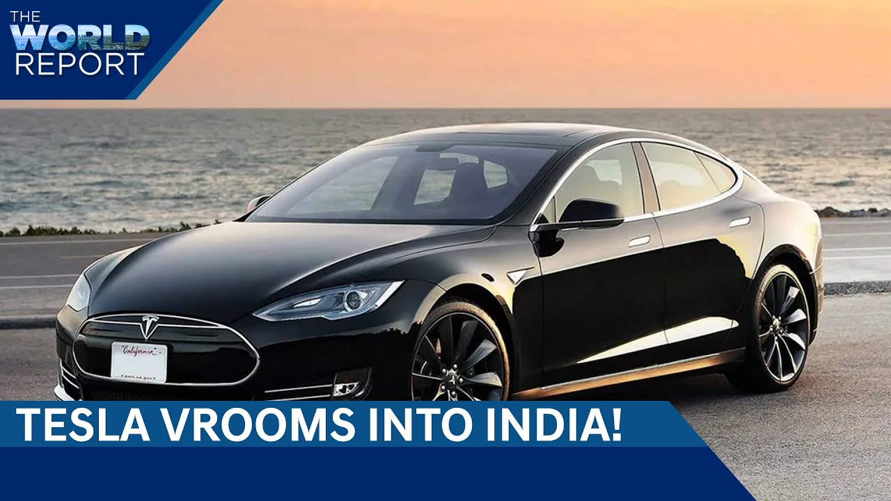 Tesla In India | Tesla Vrooms into India! First Tesla Showroom Opens in Mumbai