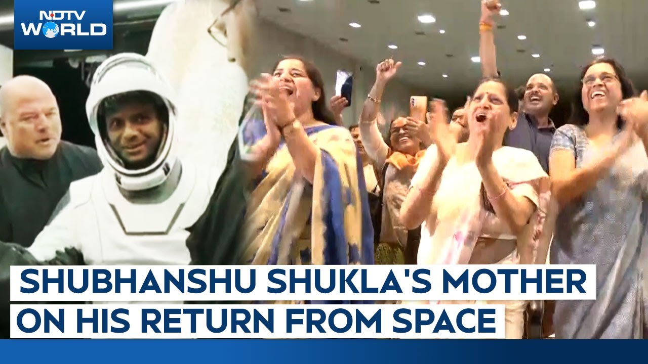 Video: Shubhanshu Shukla's Family Celebrates His Return From Space