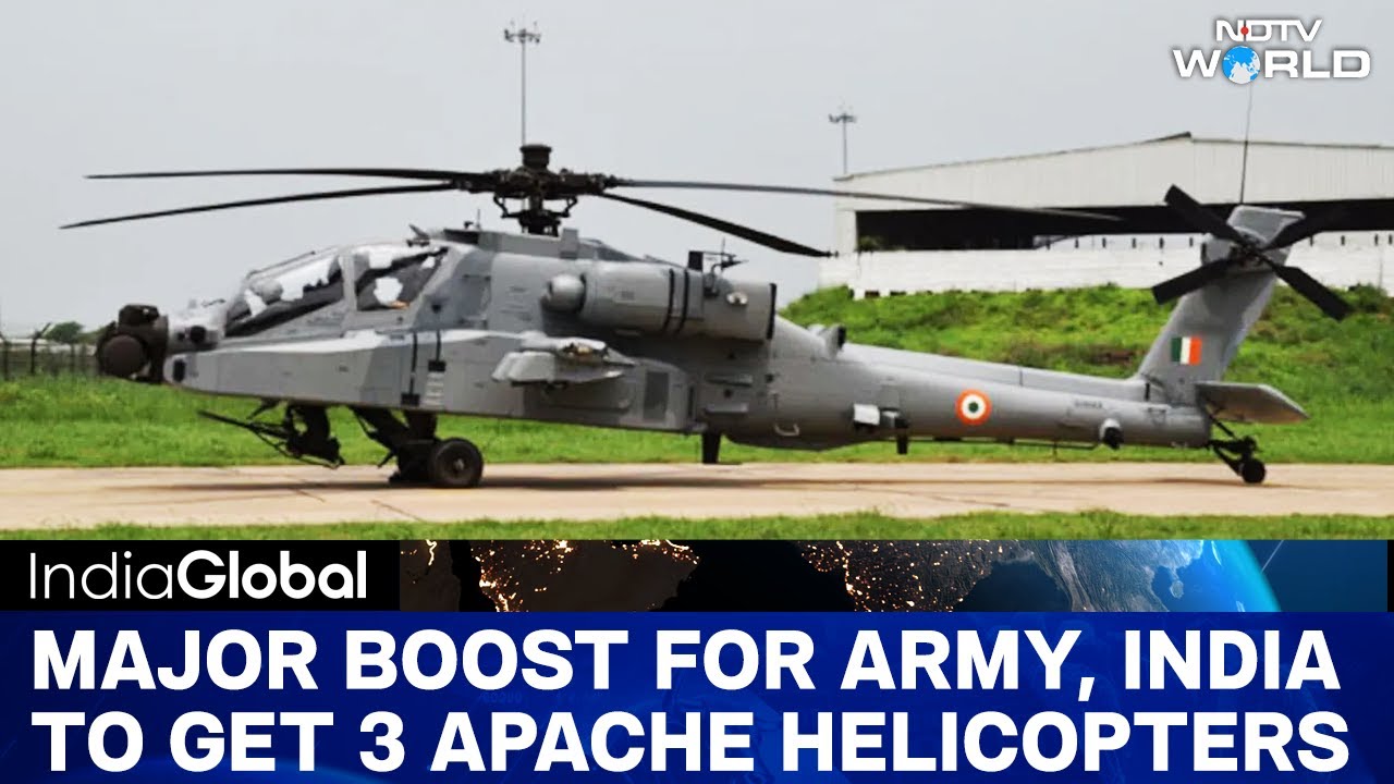 Video: Apache Helicopters | India To Get 3 Apache Helicopters From US Next Week