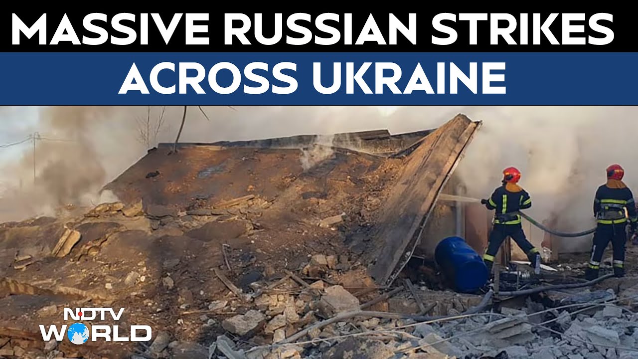 Russia Attacks Ukraine With Hundreds Of Drones, Energy Infrastructure Hit