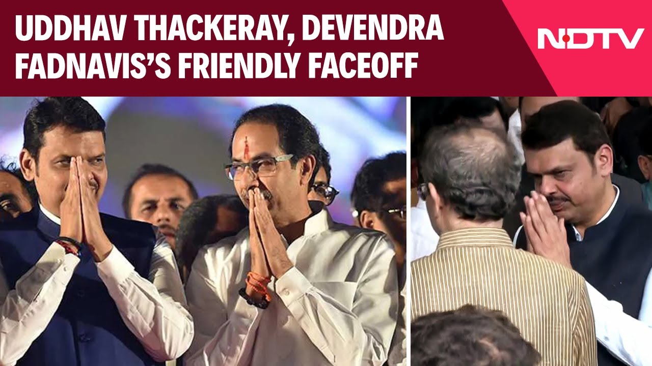 Uddhav Thackeray, Devendra Fadnavis Share Friendly Face Off Amid Political Differences