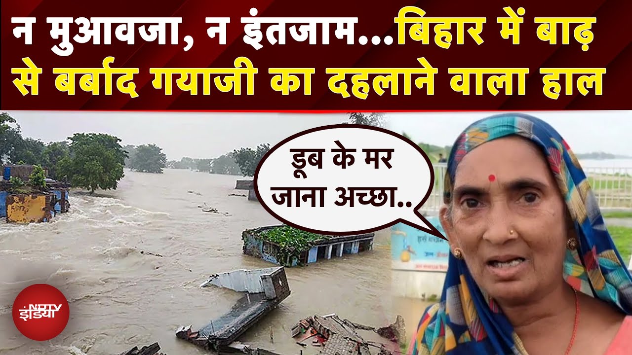 Bihar Flood: टूटी सड़कें, जलमग्न गांव..Gaya में हर ओर तबाही का मंजर | Weather | Flash Flood |Top News