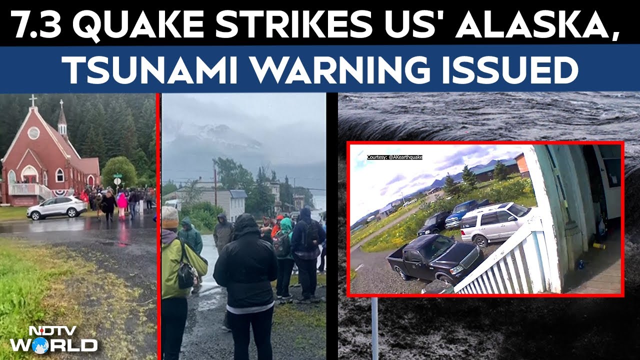 Alaska Tsunami | 7.3 Magnitude Earthquake Hits US' Alaska, Tsunami Warning Issued Briefly
