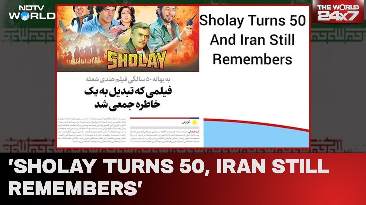 Video : As Sholay Nears 50, Iran Consulate Pays Rare Tribute To Film