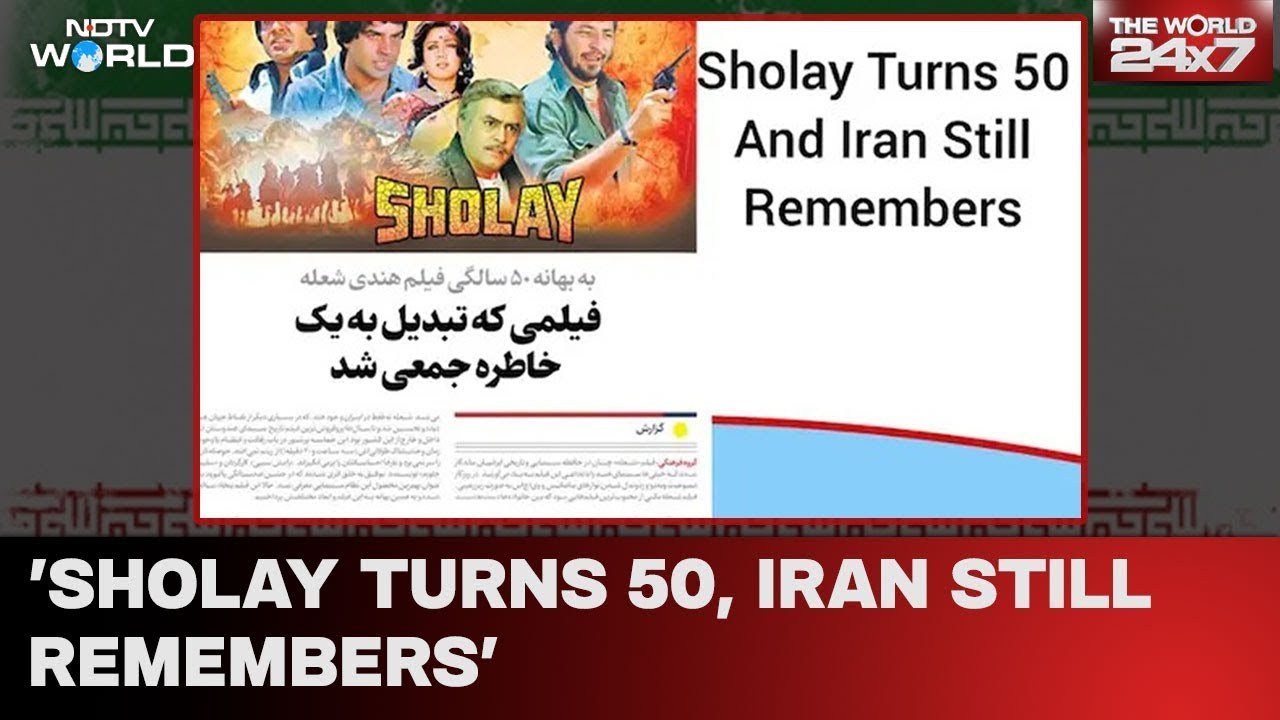 As Sholay Nears 50, Iran Consulate Pays Rare Tribute To Film